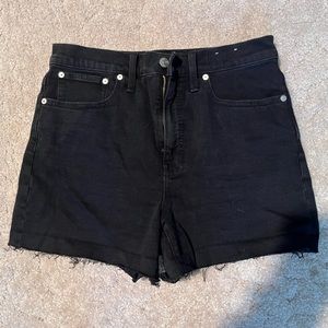 Madewell high rise shorts size 28